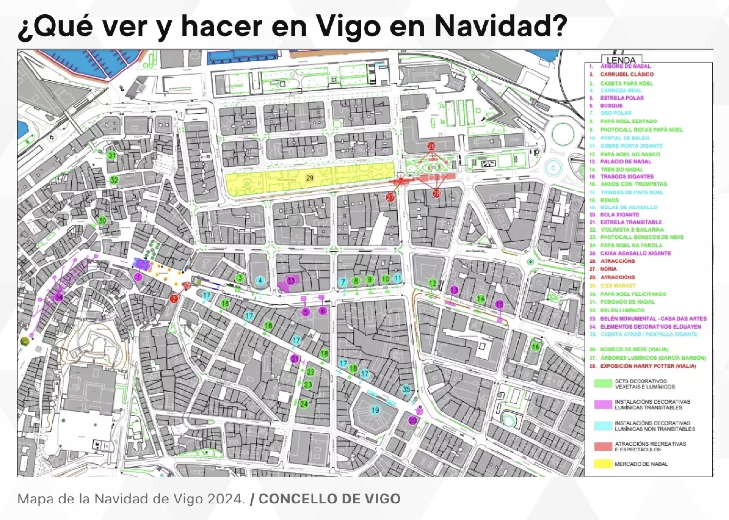 11 millones leds alumbran navidad Vigo Guíate Galicia