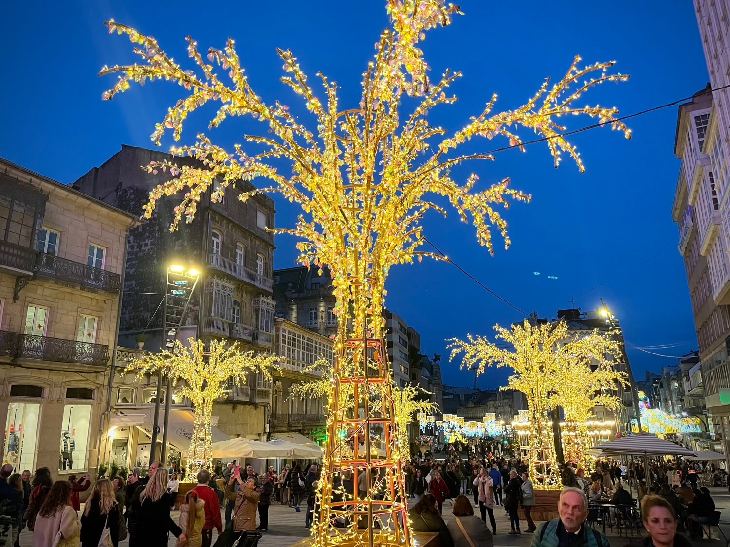 11 millones leds alumbran navidad Vigo Guíate Galicia