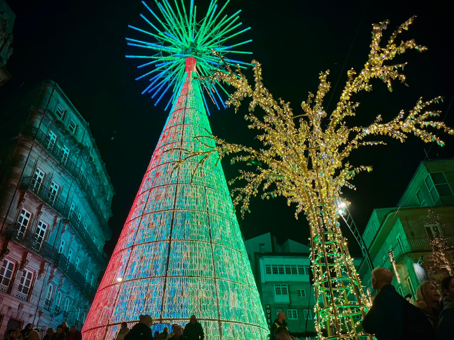 11 millones leds alumbran navidad Vigo Guíate Galicia